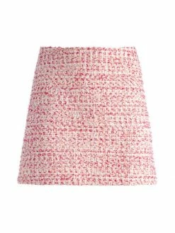 Alice + Olivia Riley Tweed Miniskirt