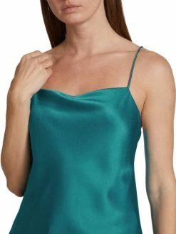 Alice + Olivia Harmon Draped Satin Camisole Top -Alice + Olivia Sales unnamed file 1020