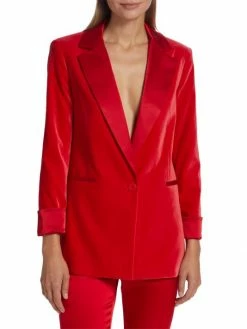 Alice + Olivia Justin Single-Breasted Combination Blazer 11 Alice + Olivia Justin Single-Breasted Combination Blazer -Alice + Olivia Sales unnamed file 1108