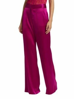 Alice + Olivia Dylan Satin Wide-Leg Pants -Alice + Olivia Sales unnamed file 1130