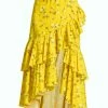 Alice + Olivia Cristina Ruffled Cotton-Blend Wrap-Effect Skirt -Alice + Olivia Sales unnamed file 1134