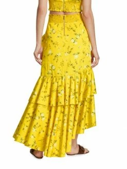 Alice + Olivia Cristina Ruffled Cotton-Blend Wrap-Effect Skirt 13 Alice + Olivia Cristina Ruffled Cotton-Blend Wrap-Effect Skirt -Alice + Olivia Sales unnamed file 1138