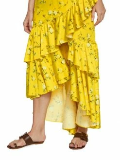 Alice + Olivia Cristina Ruffled Cotton-Blend Wrap-Effect Skirt 14 Alice + Olivia Cristina Ruffled Cotton-Blend Wrap-Effect Skirt -Alice + Olivia Sales unnamed file 1139