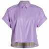 Alice + Olivia Edyth Vegan Leather Shirt 2 Alice + Olivia Edyth Vegan Leather Shirt -Alice + Olivia Sales unnamed file 1162