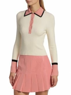 Alice + Olivia Pia Ribbed Wool Sweater 12 Alice + Olivia Pia Ribbed Wool Sweater -Alice + Olivia Sales unnamed file 1172