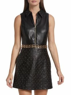 Alice + Olivia Ellis Quilted Faux Leather Dress 11 Alice + Olivia Ellis Quilted Faux Leather Dress -Alice + Olivia Sales unnamed file 1192