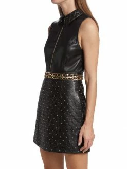 Alice + Olivia Ellis Quilted Faux Leather Dress 12 Alice + Olivia Ellis Quilted Faux Leather Dress -Alice + Olivia Sales unnamed file 1193