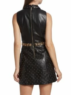 Alice + Olivia Ellis Quilted Faux Leather Dress 13 Alice + Olivia Ellis Quilted Faux Leather Dress -Alice + Olivia Sales unnamed file 1194