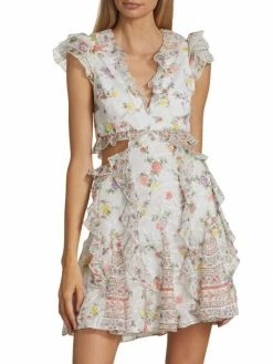 Alice + Olivia Mitzi Cutout Minidress -Alice + Olivia Sales unnamed file 1206