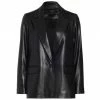 Alice + Olivia Denny Vegan Leather Blazer