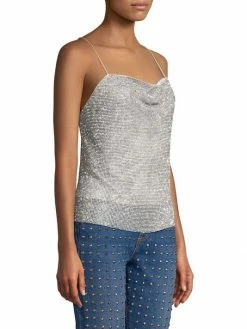 Alice + Olivia Harmon Crystal Drapey Slip Tank Top -Alice + Olivia Sales unnamed file 1235