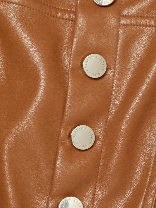 Alice + Olivia Linette Vegan Leather Jumpsuit 9 Alice + Olivia Linette Vegan Leather Jumpsuit - Image 7