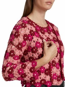 Alice + Olivia Anderson Crochet Crop Cardigan -Alice + Olivia Sales unnamed file 1282