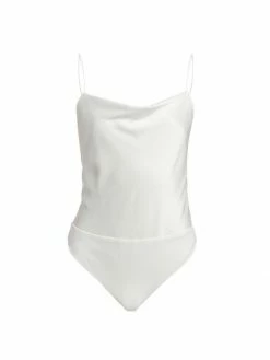 Alice + Olivia Harmon Satin Bodysuit Off White 9 Alice + Olivia Harmon Satin Bodysuit Off White -Alice + Olivia Sales unnamed file 1308