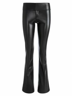 Alice + Olivia Olivia Faux Leather Flared Pants