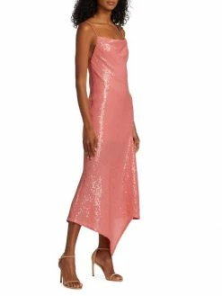 Alice + Olivia Harmony Sequined Asymmetric Slipdress -Alice + Olivia Sales unnamed file 1330