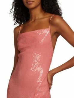 Alice + Olivia Harmony Sequined Asymmetric Slipdress -Alice + Olivia Sales unnamed file 1332