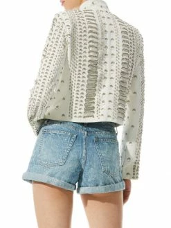 Alice + Olivia Jace Embellished Leather Moto Jacket -Alice + Olivia Sales unnamed file 1344