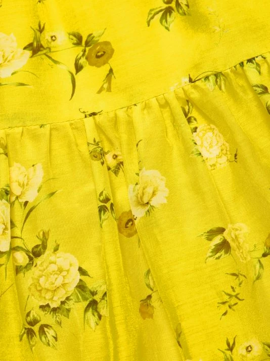 Alice + Olivia Lai Printed Cotton & Silk Minidress 9 Alice + Olivia Lai Printed Cotton & Silk Minidress - Image 7