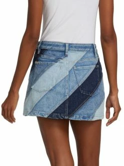 Alice + Olivia Good High-Waisted Denim Miniskirt -Alice + Olivia Sales unnamed file 1364