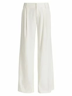 Alice + Olivia Eric Low-Rise Wide-Leg Pants