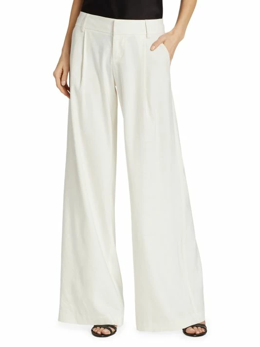 Alice + Olivia Eric Low-Rise Wide-Leg Pants 5 Alice + Olivia Eric Low-Rise Wide-Leg Pants - Image 3