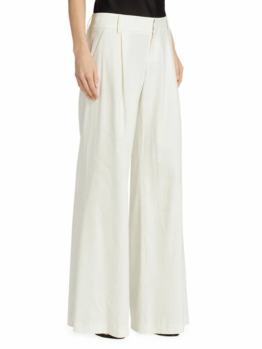 Alice + Olivia Eric Low-Rise Wide-Leg Pants 6 Alice + Olivia Eric Low-Rise Wide-Leg Pants - Image 4