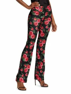 Alice + Olivia Olivia Pritned Fit & Flare Trousers 12 Alice + Olivia Olivia Pritned Fit & Flare Trousers -Alice + Olivia Sales unnamed file 1391