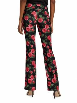 Alice + Olivia Olivia Pritned Fit & Flare Trousers 13 Alice + Olivia Olivia Pritned Fit & Flare Trousers -Alice + Olivia Sales unnamed file 1392