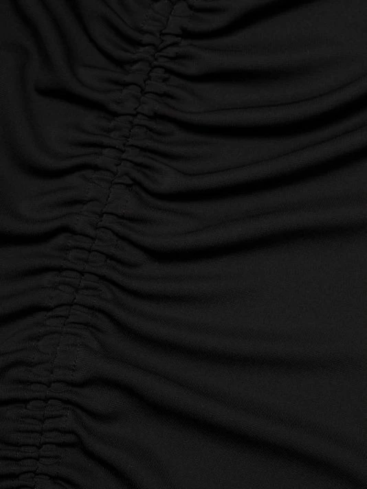 Alice + Olivia Marsha Ruched Polo T-Shirt Dress 9 Alice + Olivia Marsha Ruched Polo T-Shirt Dress - Image 7