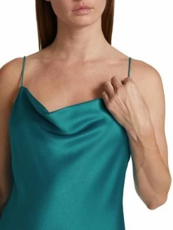 Alice + Olivia Harmony Draped Satin Slip Minidress -Alice + Olivia Sales unnamed file 1400