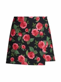 Alice + Olivia Renna Mini Wrap Skirt