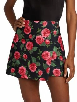Alice + Olivia Renna Mini Wrap Skirt -Alice + Olivia Sales unnamed file 1461