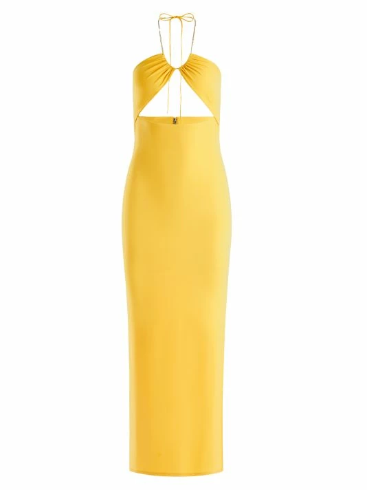 Alice + Olivia Sariya Cut-Out Interlock Knit Maxi-Dress 3 Alice + Olivia Sariya Cut-Out Interlock Knit Maxi-Dress