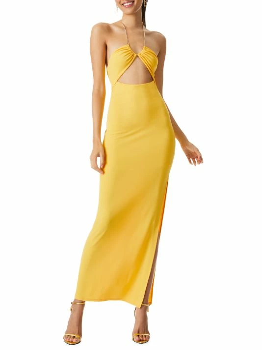 Alice + Olivia Sariya Cut-Out Interlock Knit Maxi-Dress 4 Alice + Olivia Sariya Cut-Out Interlock Knit Maxi-Dress - Image 2