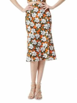 Alice + Olivia Stephine Floral Midi Skirt -Alice + Olivia Sales unnamed file 1498