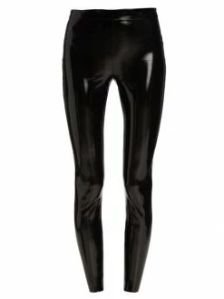 Alice + Olivia Maddox Vegan Latex Leggings Black -Alice + Olivia Sales unnamed file 150