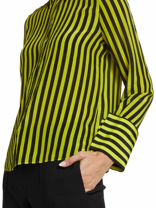 Alice + Olivia Willa Striped Silk Blouse 8 Alice + Olivia Willa Striped Silk Blouse - Image 6