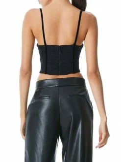 Alice + Olivia Lorette Bustier Crop Top -Alice + Olivia Sales unnamed file 1519