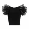 Alice + Olivia Merida Ruffle-Sleeve Crop Top 1 Alice + Olivia Merida Ruffle-Sleeve Crop Top -Alice + Olivia Sales unnamed file 1527