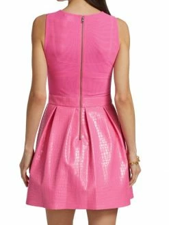 Alice + Olivia Chara Croc-Embossed Party Dress 13 Alice + Olivia Chara Croc-Embossed Party Dress -Alice + Olivia Sales unnamed file 1553