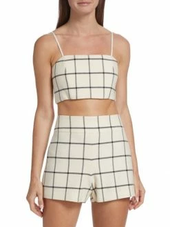 Alice + Olivia Pearle Printed Crop Top -Alice + Olivia Sales unnamed file 1558
