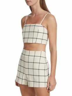 Alice + Olivia Pearle Printed Crop Top -Alice + Olivia Sales unnamed file 1559