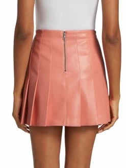 Alice + Olivia Carter Vegan Leather Pleated Miniskirt 13 Alice + Olivia Carter Vegan Leather Pleated Miniskirt -Alice + Olivia Sales unnamed file 1646