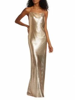 Alice + Olivia Harmony Chainmail Maxi Dress -Alice + Olivia Sales unnamed file 1650