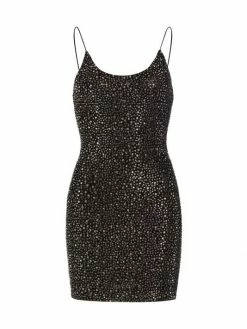 Alice + Olivia Nelle Metallic Minidress