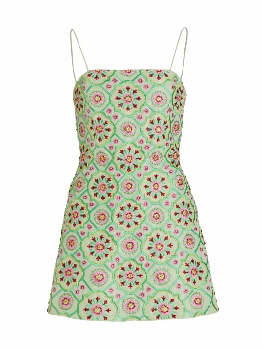 Alice + Olivia Lawrence Embroidered Minidress 3 Alice + Olivia Lawrence Embroidered Minidress