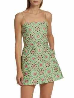 Alice + Olivia Lawrence Embroidered Minidress 11 Alice + Olivia Lawrence Embroidered Minidress -Alice + Olivia Sales unnamed file 1672