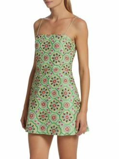 Alice + Olivia Lawrence Embroidered Minidress 12 Alice + Olivia Lawrence Embroidered Minidress -Alice + Olivia Sales unnamed file 1673