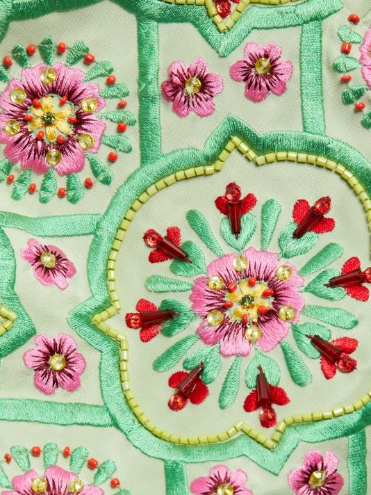 Alice + Olivia Lawrence Embroidered Minidress 9 Alice + Olivia Lawrence Embroidered Minidress - Image 7